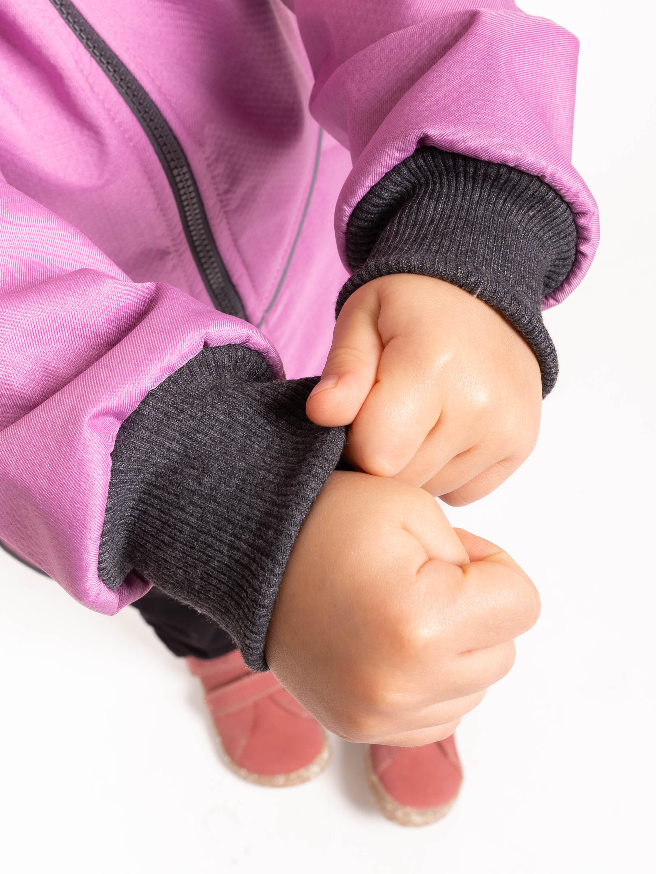 Softshell-Jacke mit Teddyfutter für Kinder, Violett 4/7