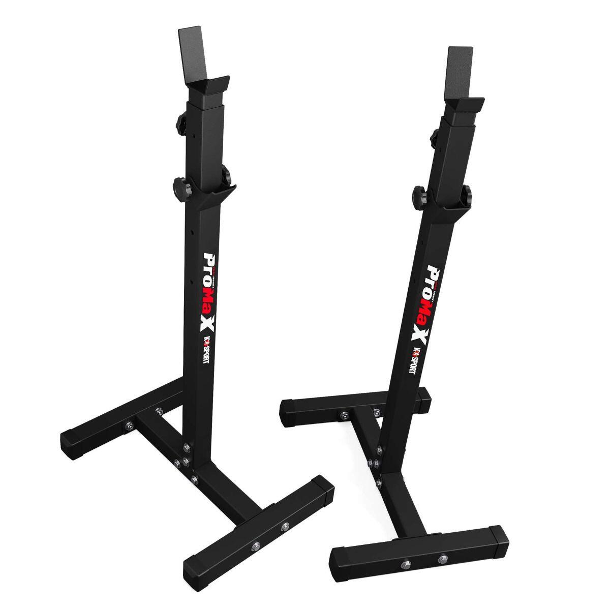 Rack à squats avec banc de musculation 6/7