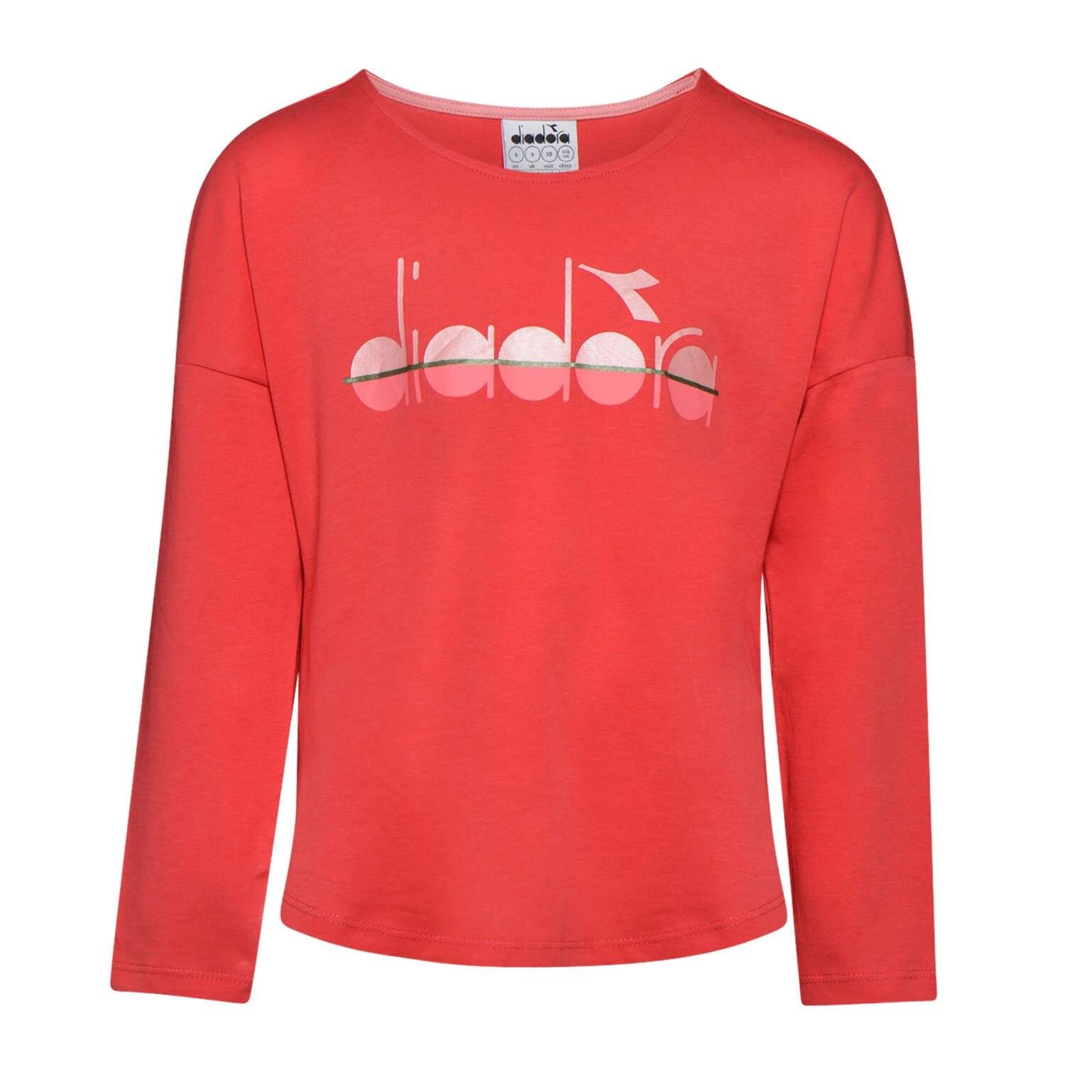 Koszulka dziewczęca DIADORA JG.LS T-SHIRT 5PALLE 1/3