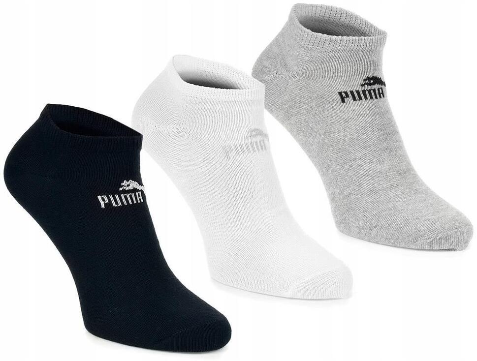 Skarpety 3 pary niskie z bawełną PUMA