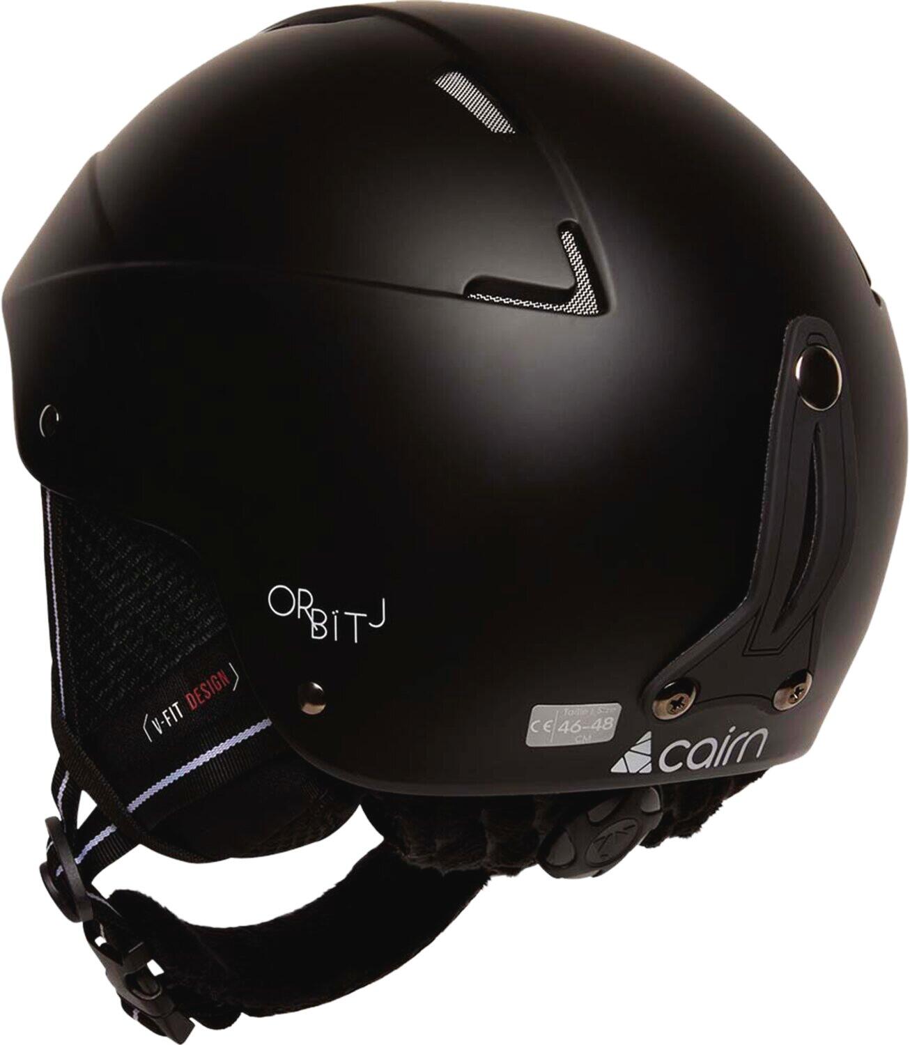 Casco de esquí infantil Orbit J, negro mate 2/3