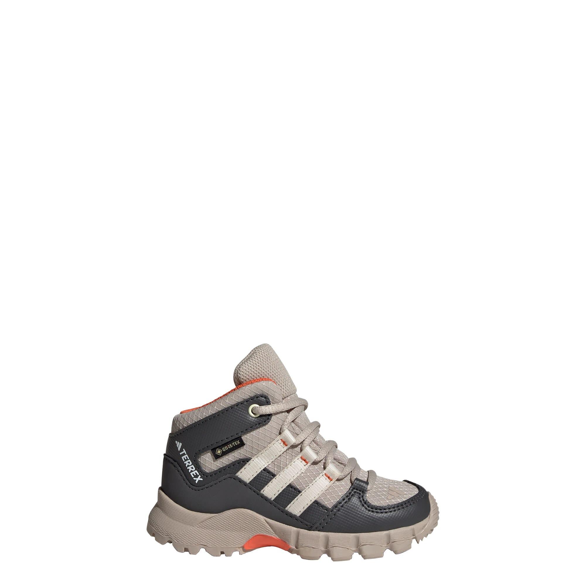 Adidas - Chaussure De Randonnée Terrex Mid Gore-tex - Baskets - Beige|blanc|orange - Decathlon