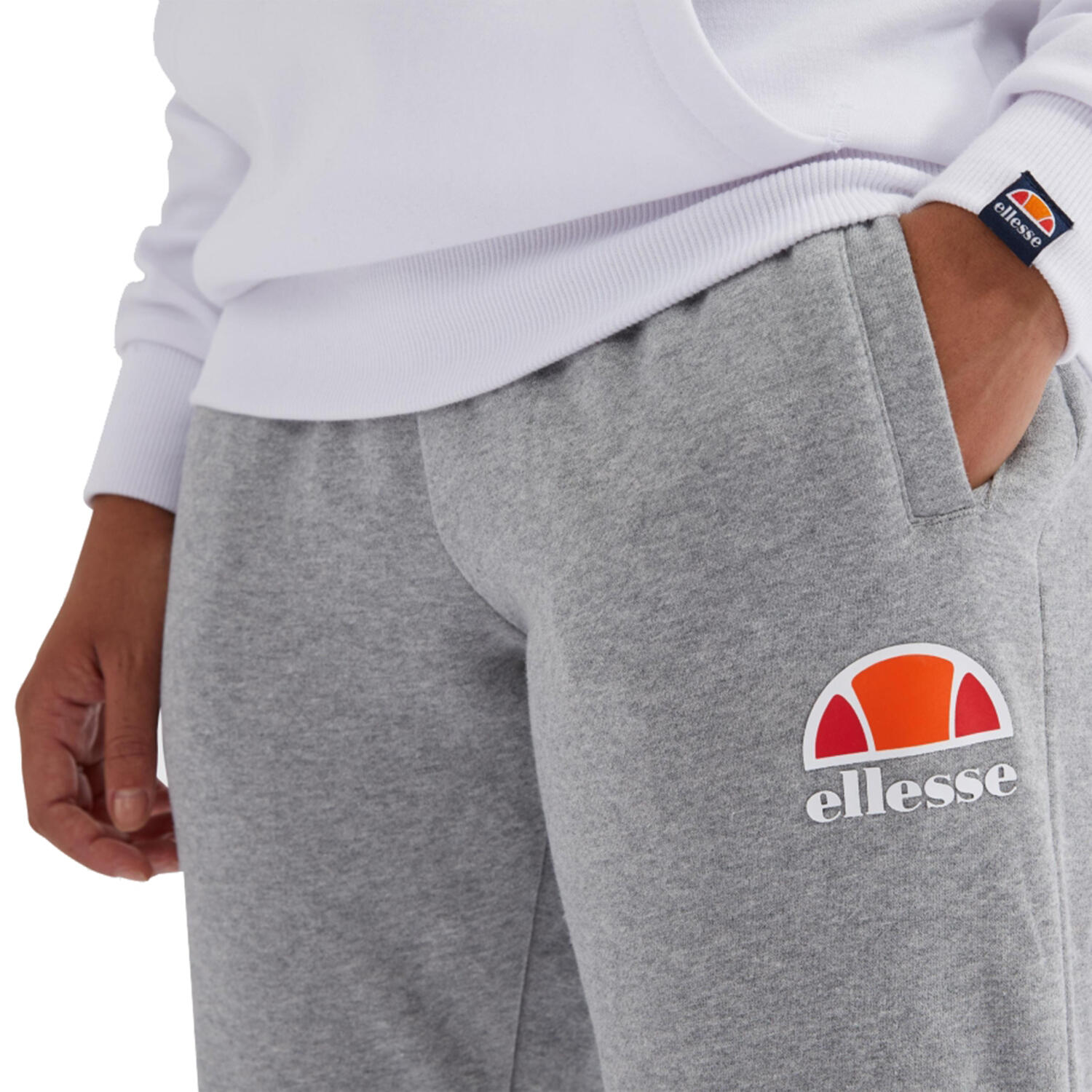 Pantalon de jogging Ellesse Queenstown pour femme - Gris chiné - Taille 14 3/4