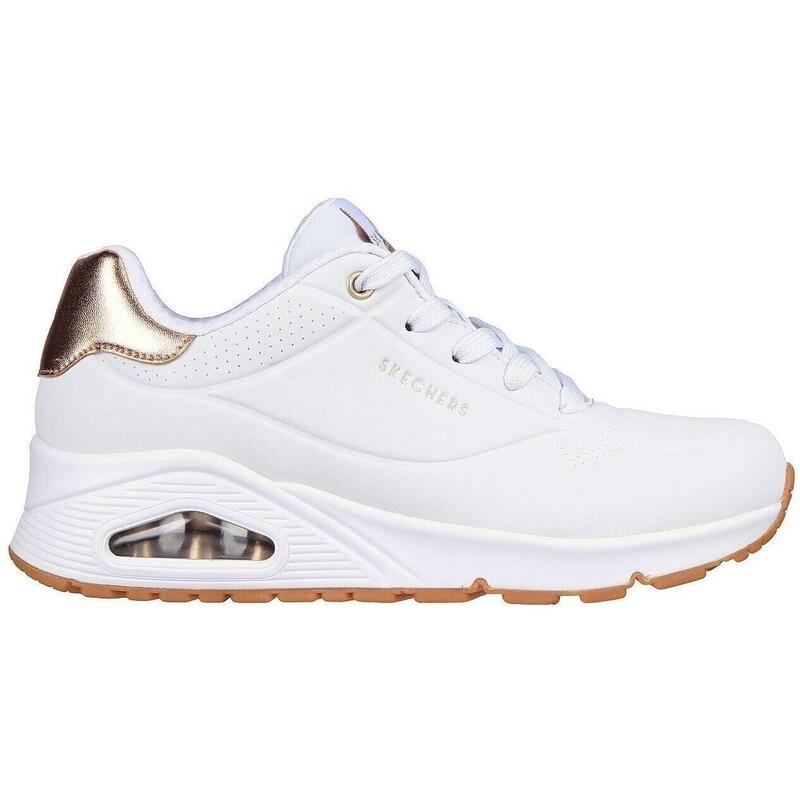 Baskets Skechers Uno - Golden Air, Blanc, Femmes