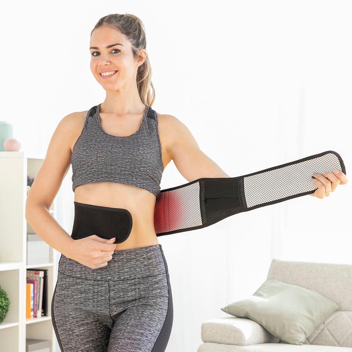 Faja Térmica con Imanes de Turmalina InnovaGoods 2/5
