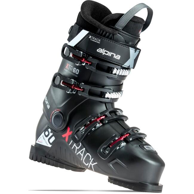 Chaussures de ski ALPINA X Track 60, Noir/Rouge, Hommes 2/5