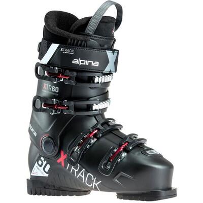 Skischoenen ski alpina x track 60, zwart/rood, heren
