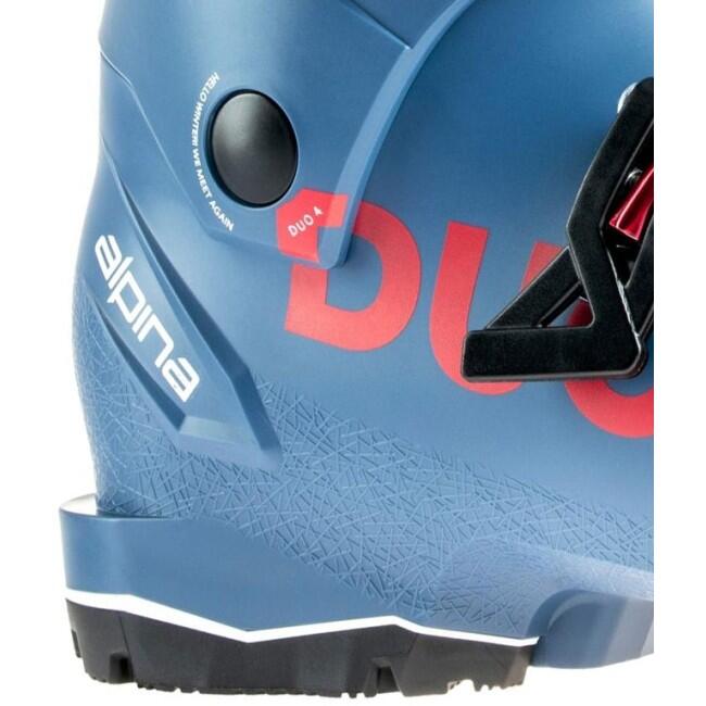 Skischoenen ski ALPINA Duo 4 Max, Donkerblauw, Kinderen 4/5