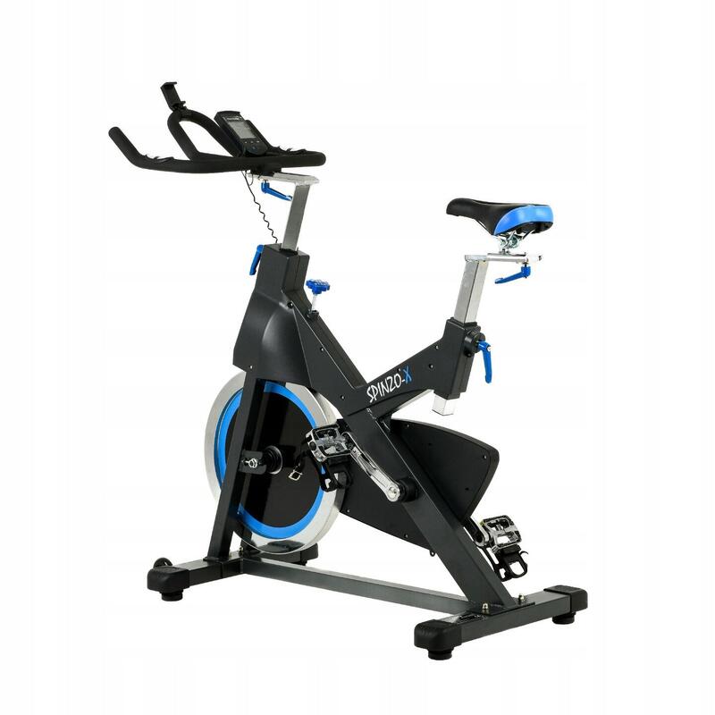 Bicicletă fitness Thunder Spinzo-X,volanta 20 kg,persoană 135 kg,roți transport