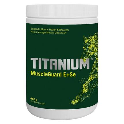 Protecteur musculaire TITANIUM® MuscleGuard E+Se per chevaux.