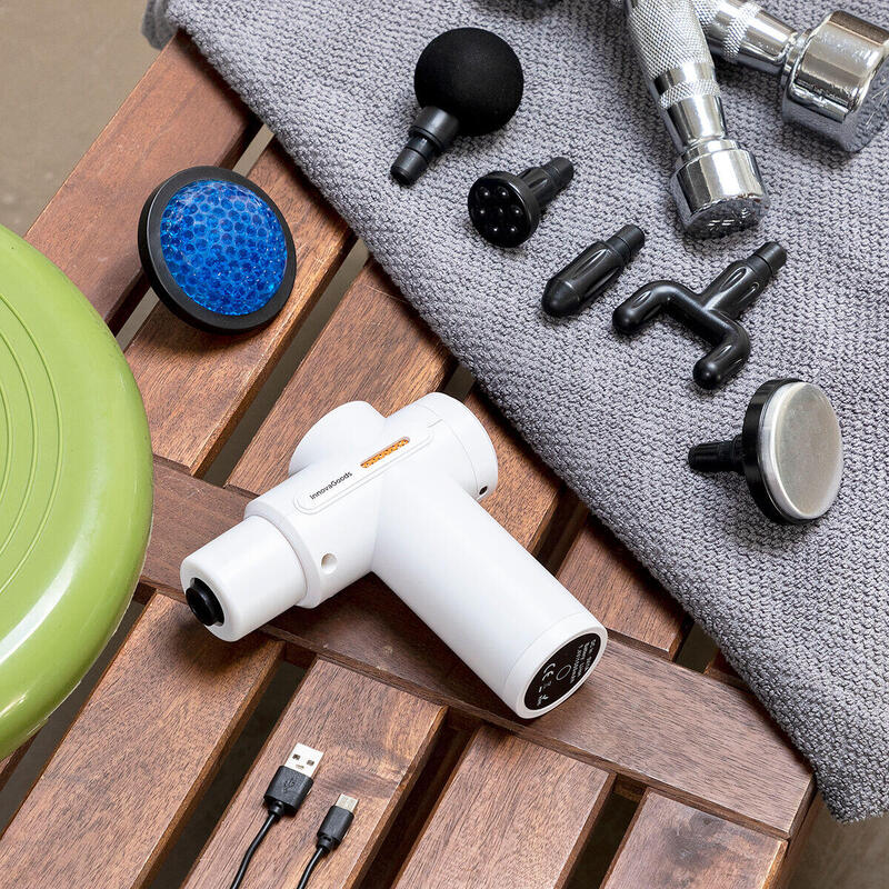 Pistolet de Massage Musculaire Chaud et Froid InnovaGoods NA 25 W
