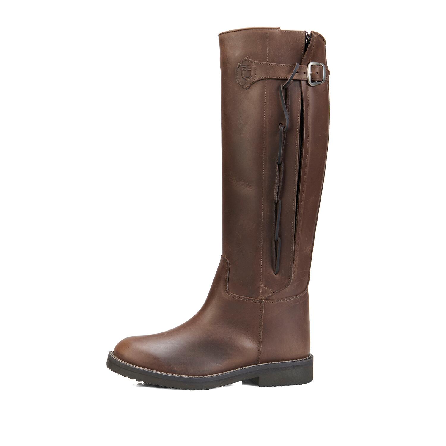 EQUESTRO Botas Buttero unisex con forro transpirable.