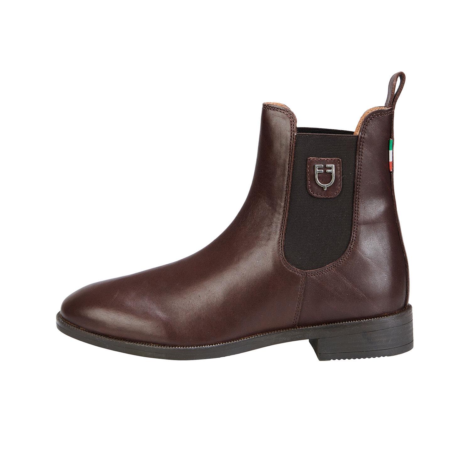 EQUESTRO Stivaletti Jodhpur unisex con elastici laterali