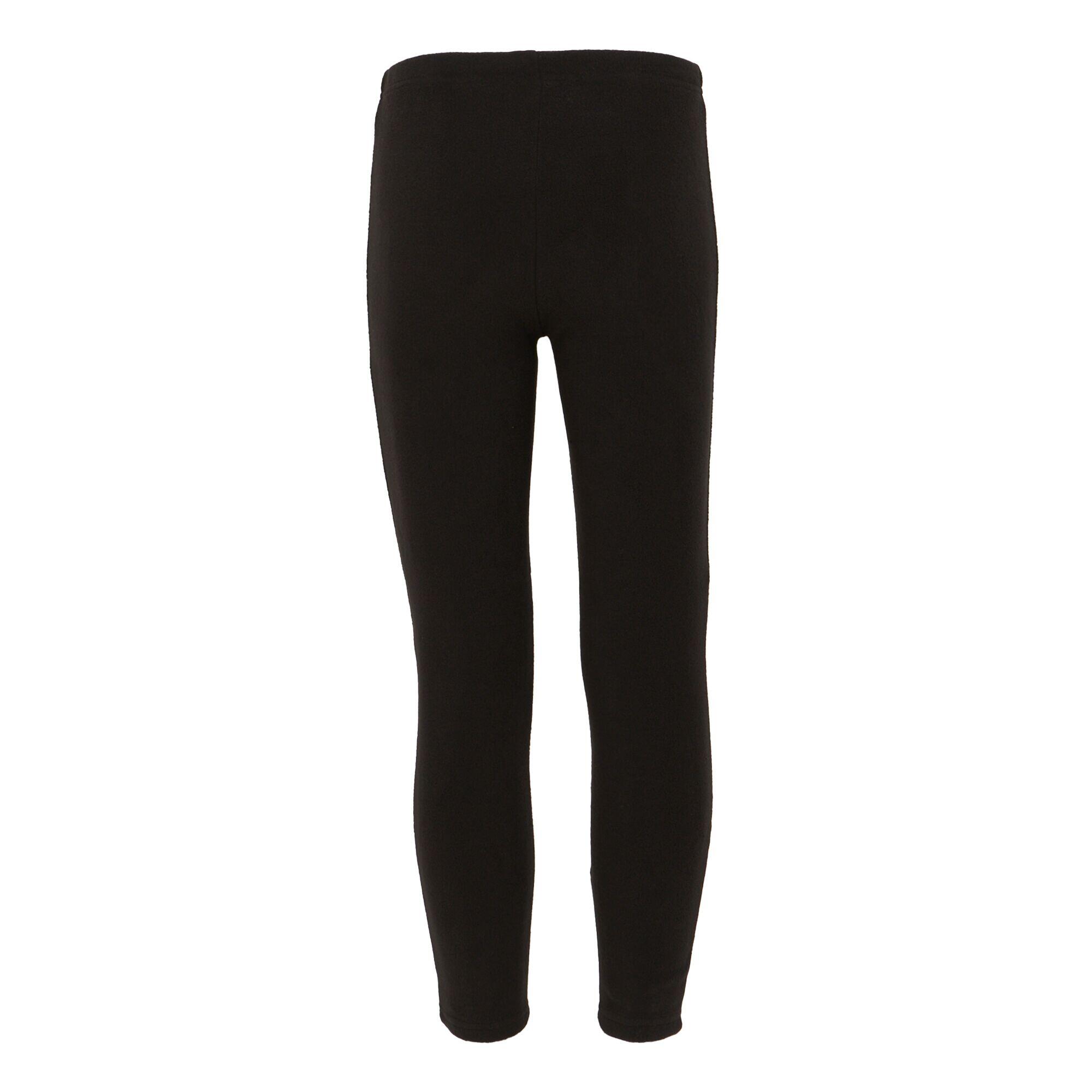 Girls Thermal Base Layer Leggings (Black) 2/4