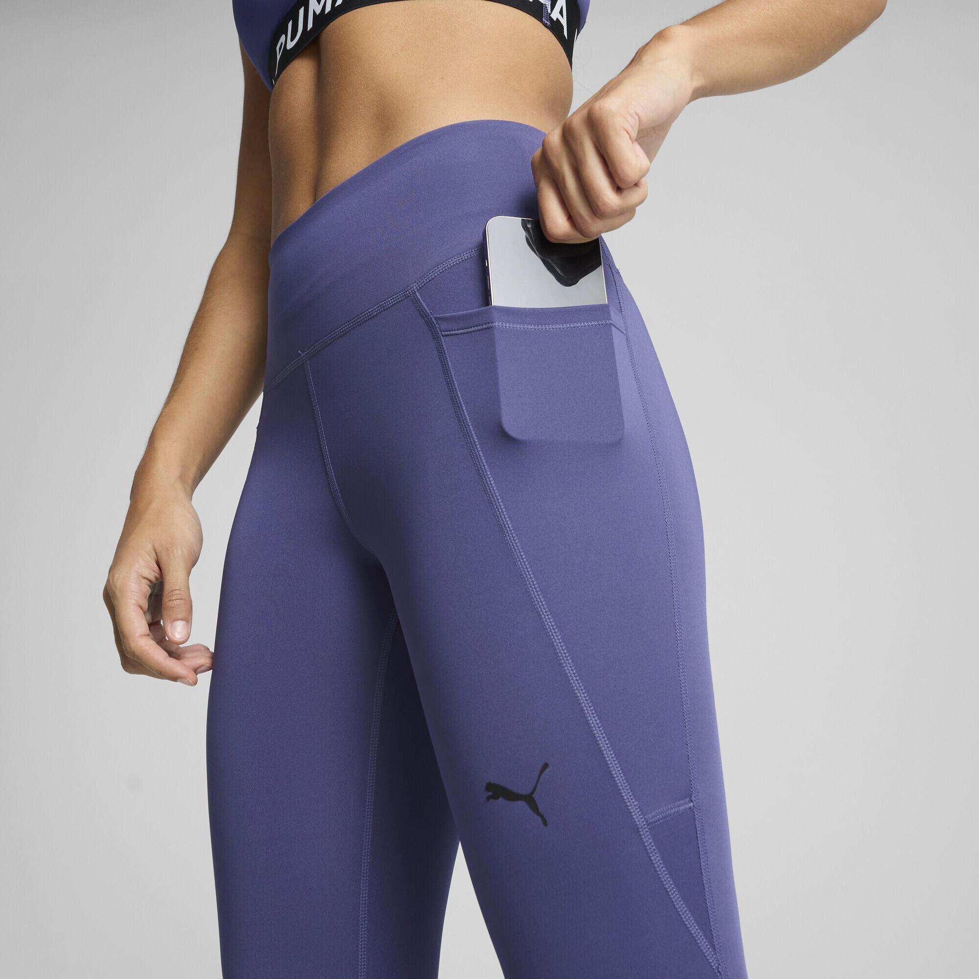 TAD ESSENTIALS 7/8-Leggings Damen PUMA Blue Crystal 3/7