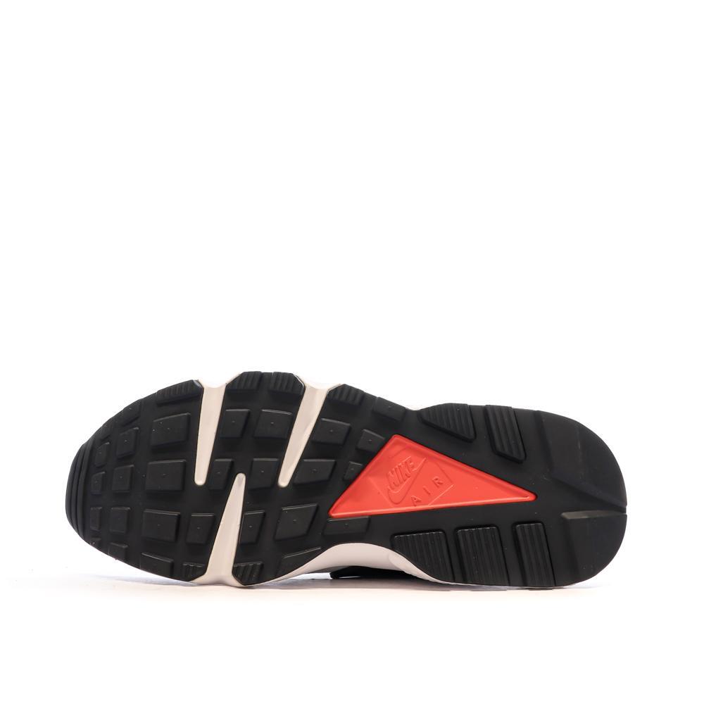 Baskets Blanche/Noir/Gris Femme Nike Huarache 5/5