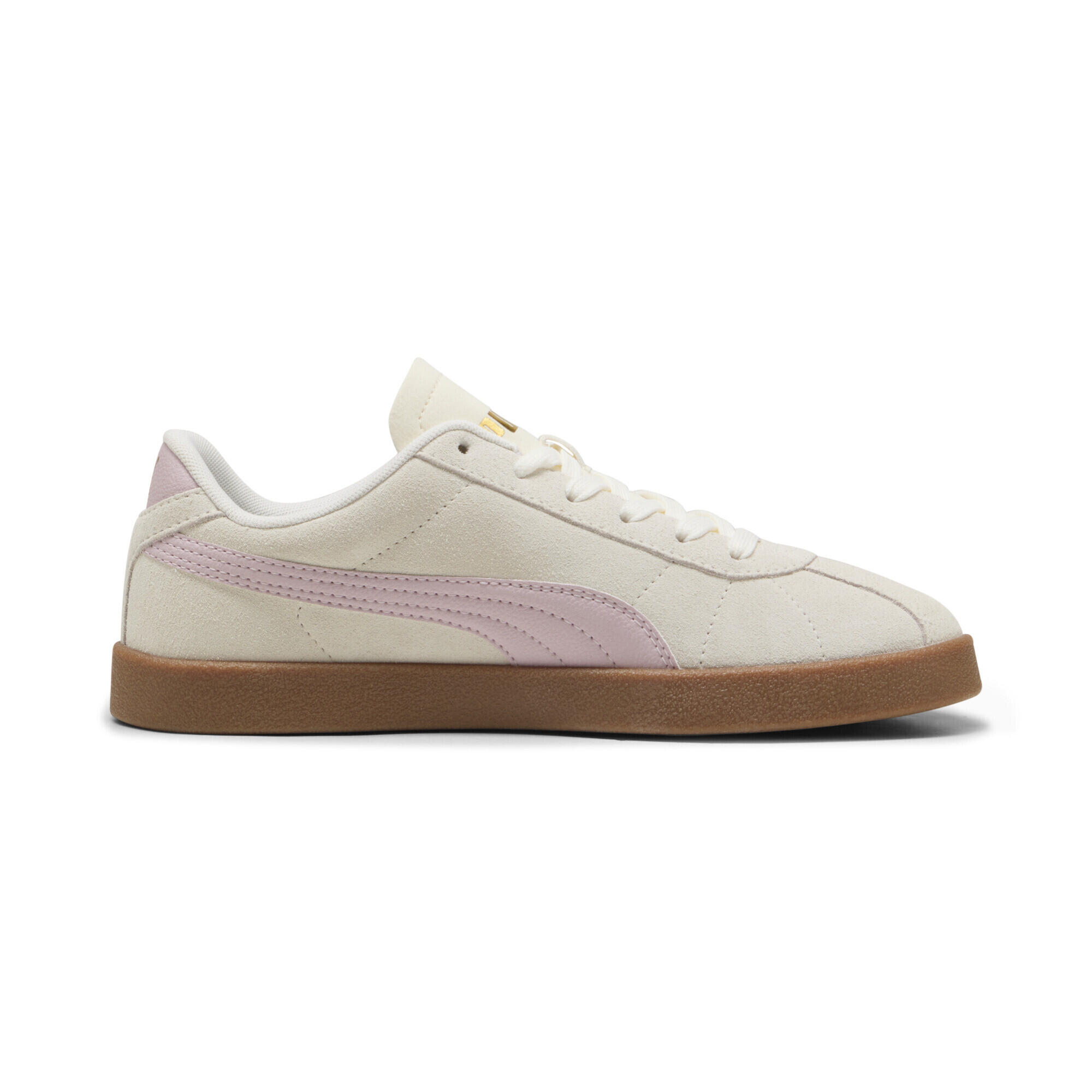 Sneakers PUMA Club II in suede unisex PUMA Warm White Rose Mauve Gum Pink Beige 5/7