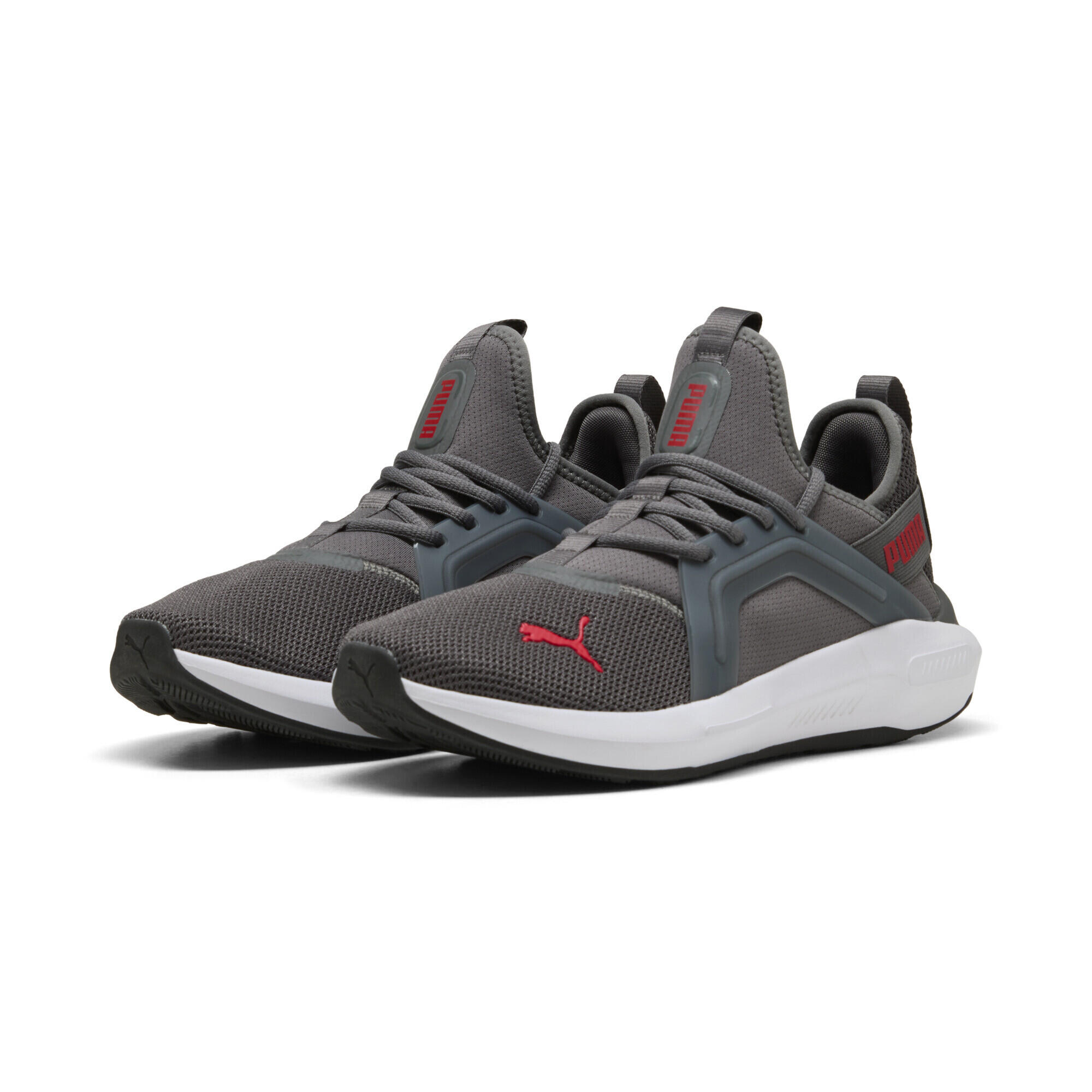 Puma - Chaussures De Running Softride Enzo 5 Puma - Baskets - Gris|rouge - Decathlon