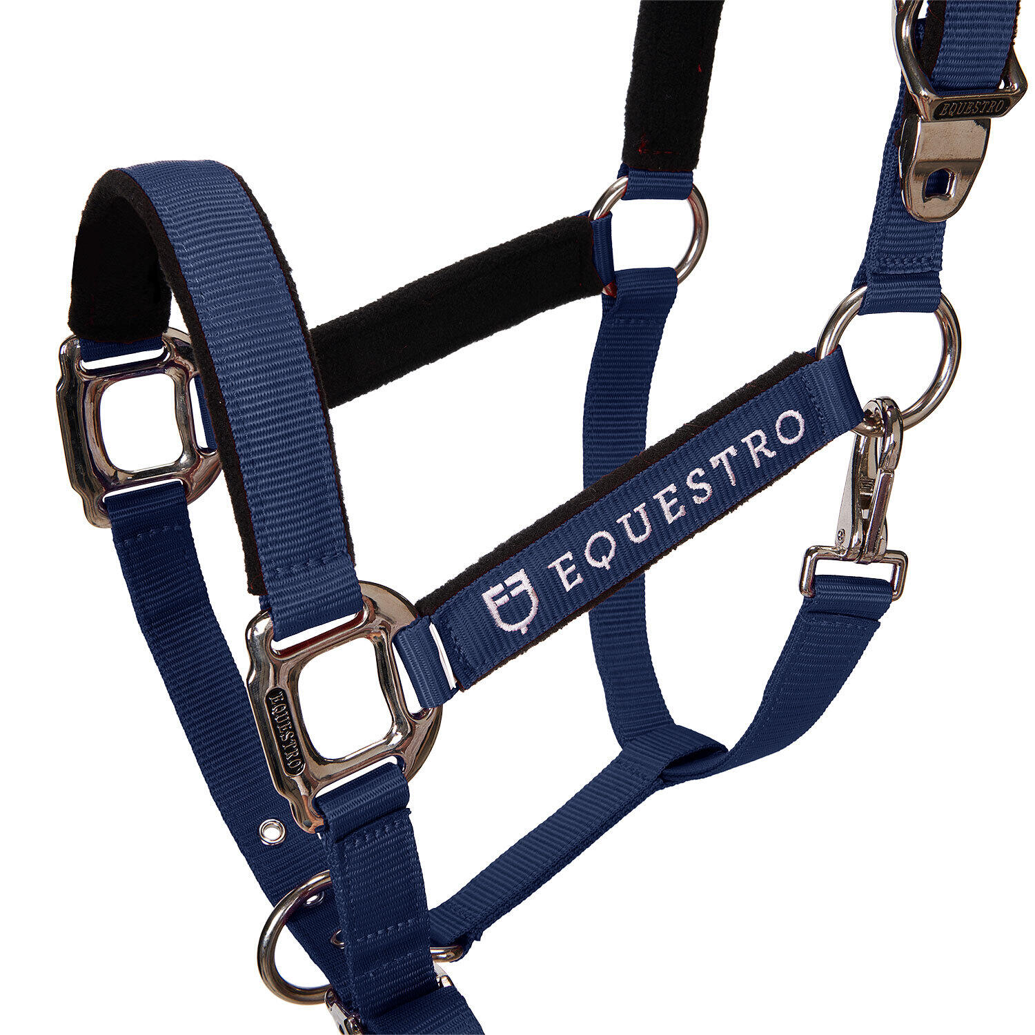 Licol pour cheval avec longueur Equestro Modello Shiny Fittings 2/7