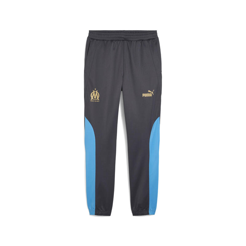 Olympique de Marseille ftblNRGY+ Pants Men PUMA Galactic Gray Team Gold Beige