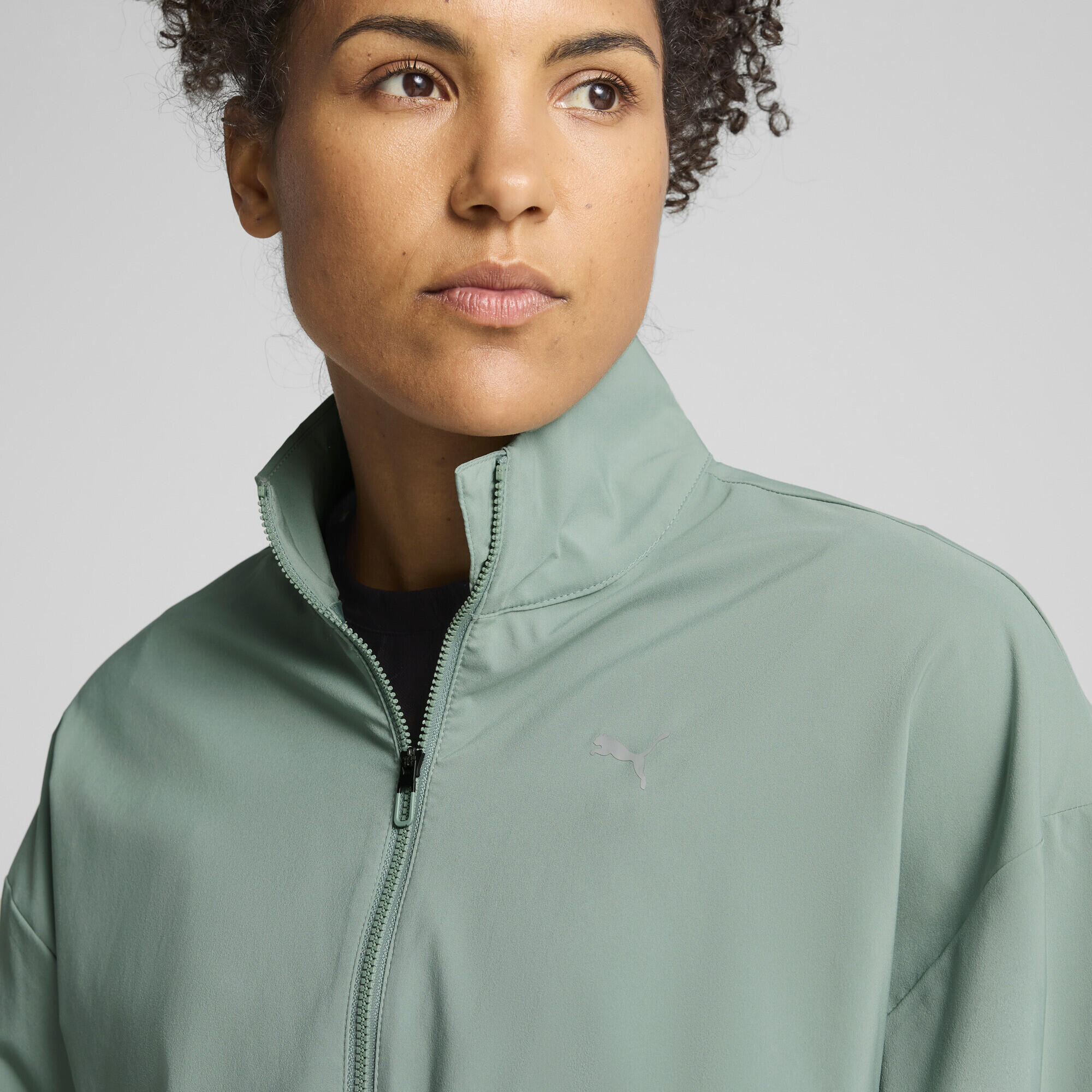 Veste tissée LACE Femme PUMA Green Moon 3/7