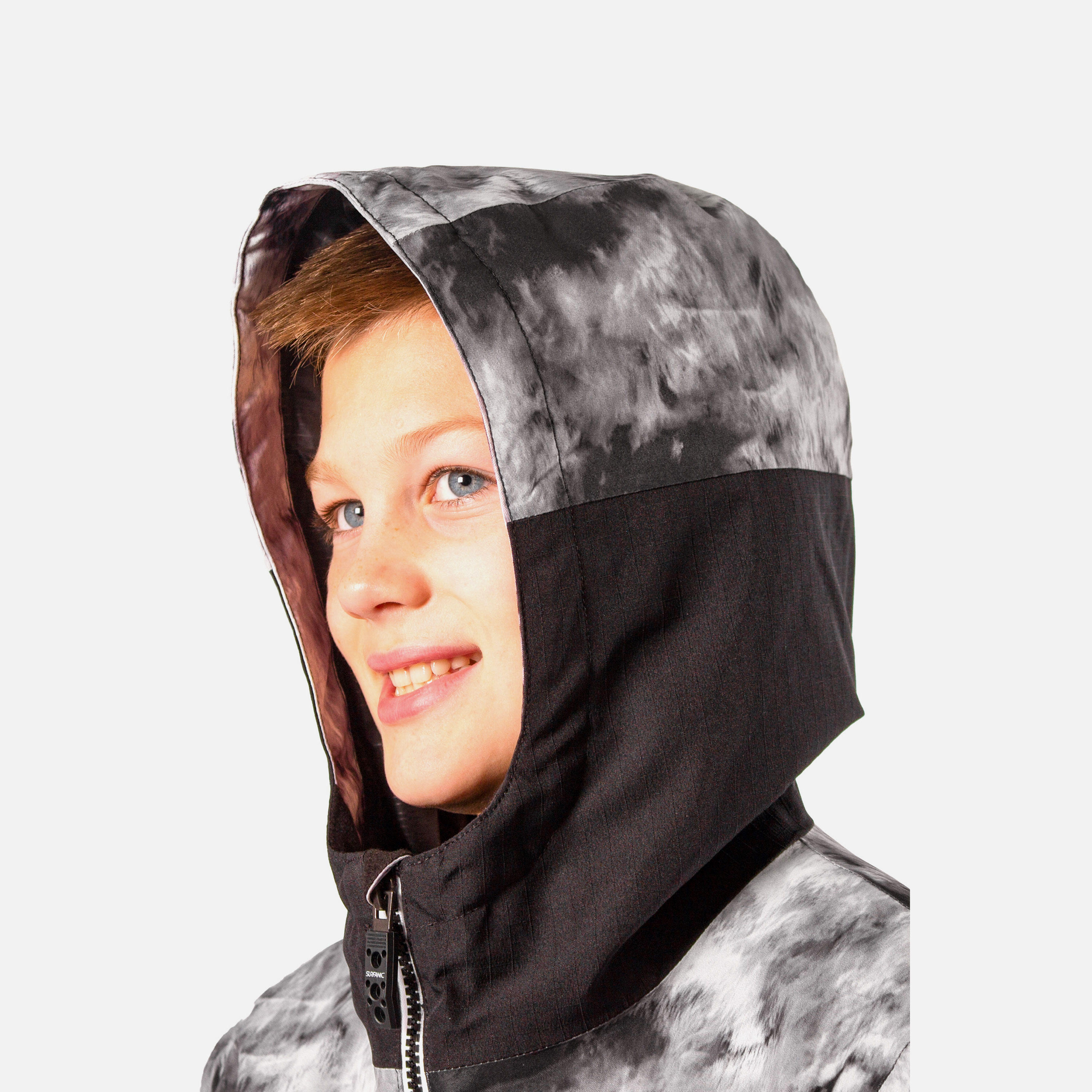 Breaker Boys Ski Jacket Black White 5/7