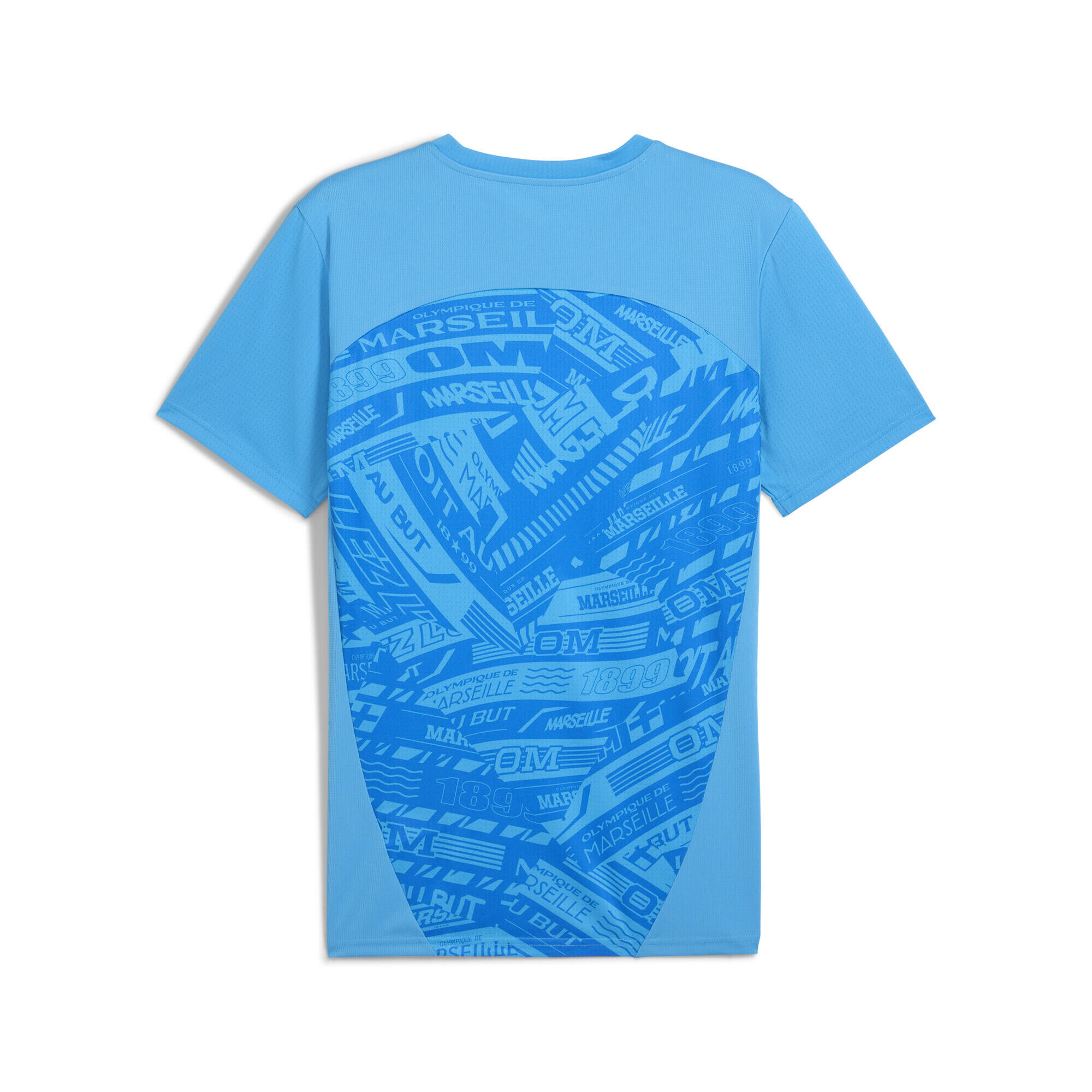 Olympique de Marseille prematch-shirt voor heren PUMA Bleu Azur Frosted Dew Blue 6/7