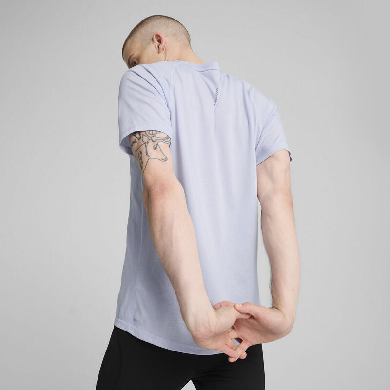 Męska koszulka do biegania VELOCITY Tri-Blend PUMA Cool Weather Blue