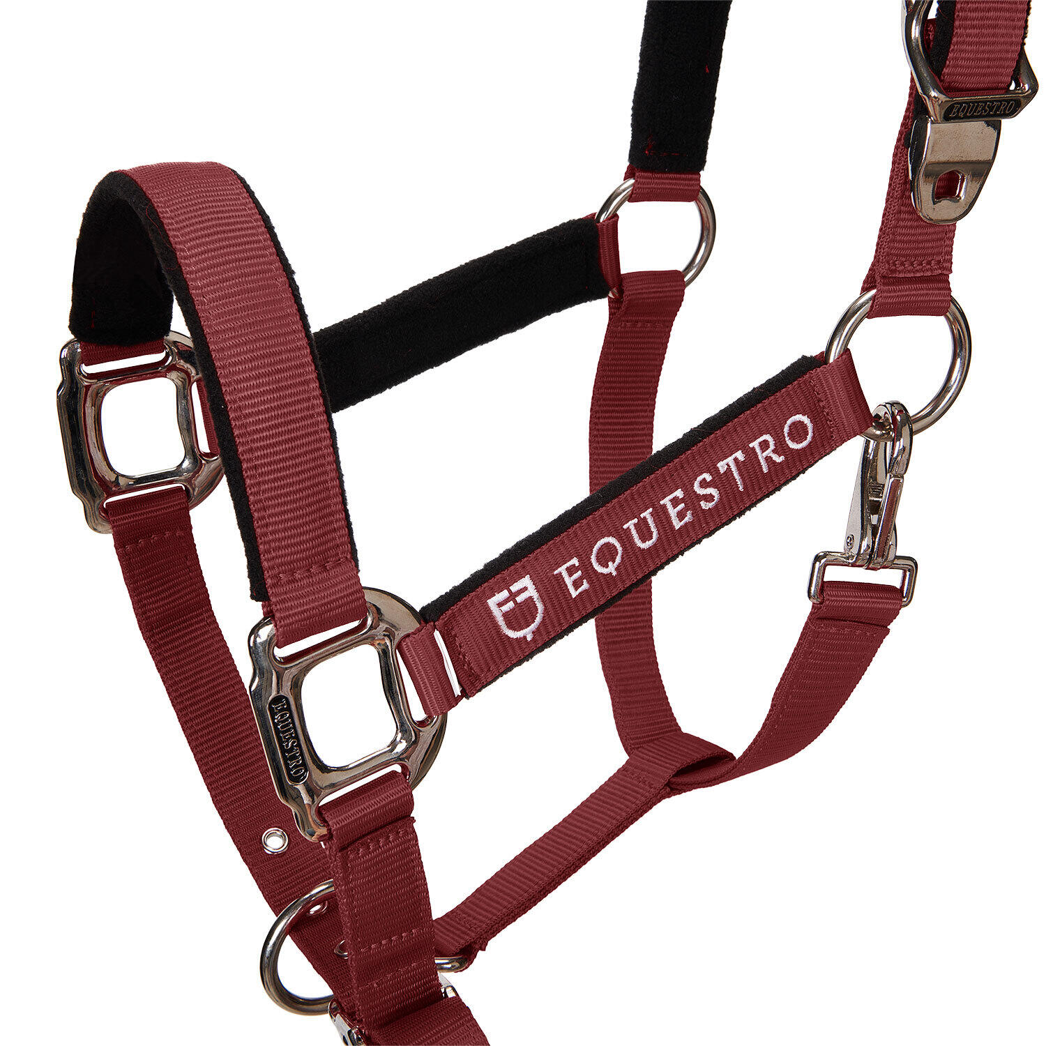 Licol pour cheval avec longueur Equestro Modello Shiny Fittings 2/7