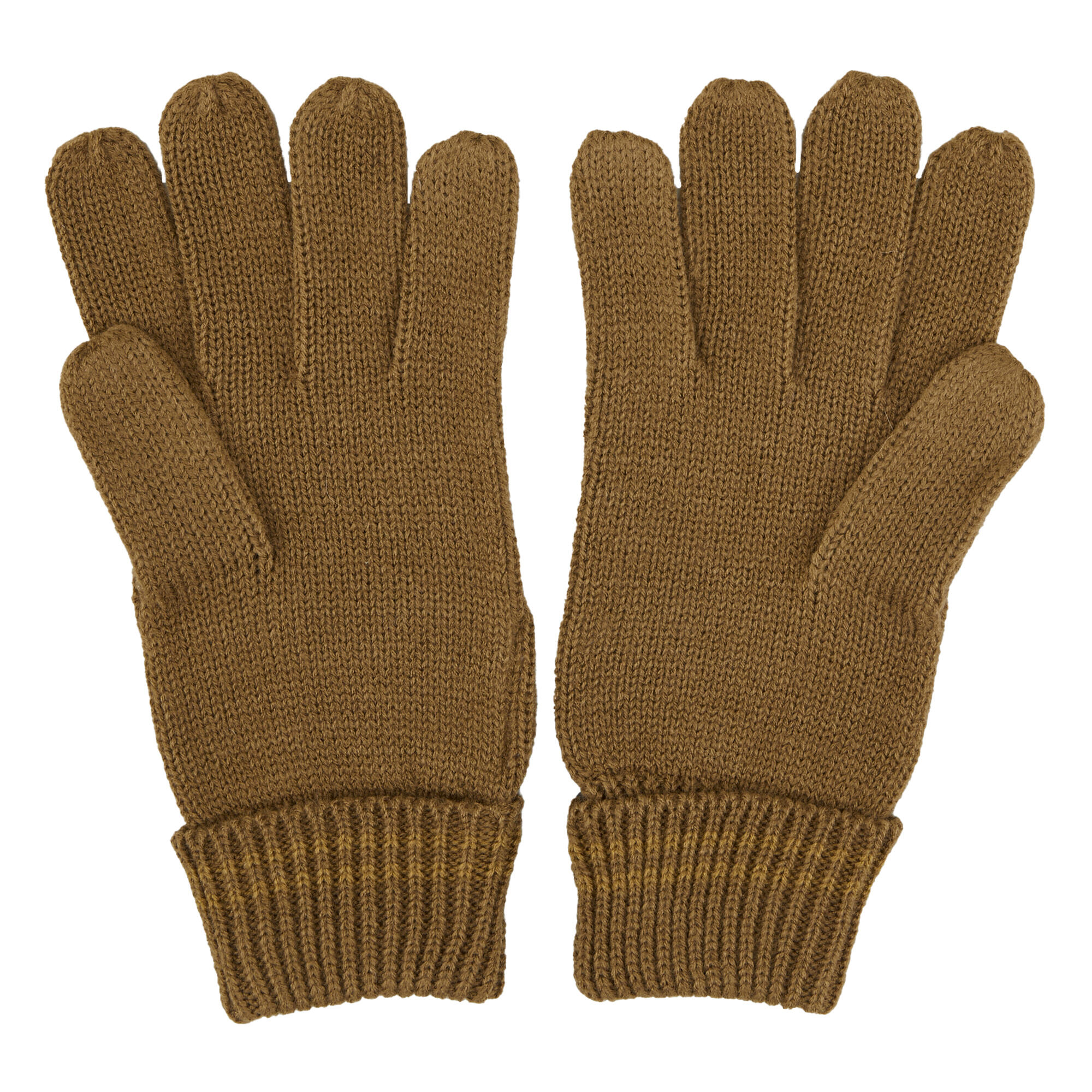 Gants Tricotés Motif/style À Rayures BALTON Homme (Marron Clair) 2/4