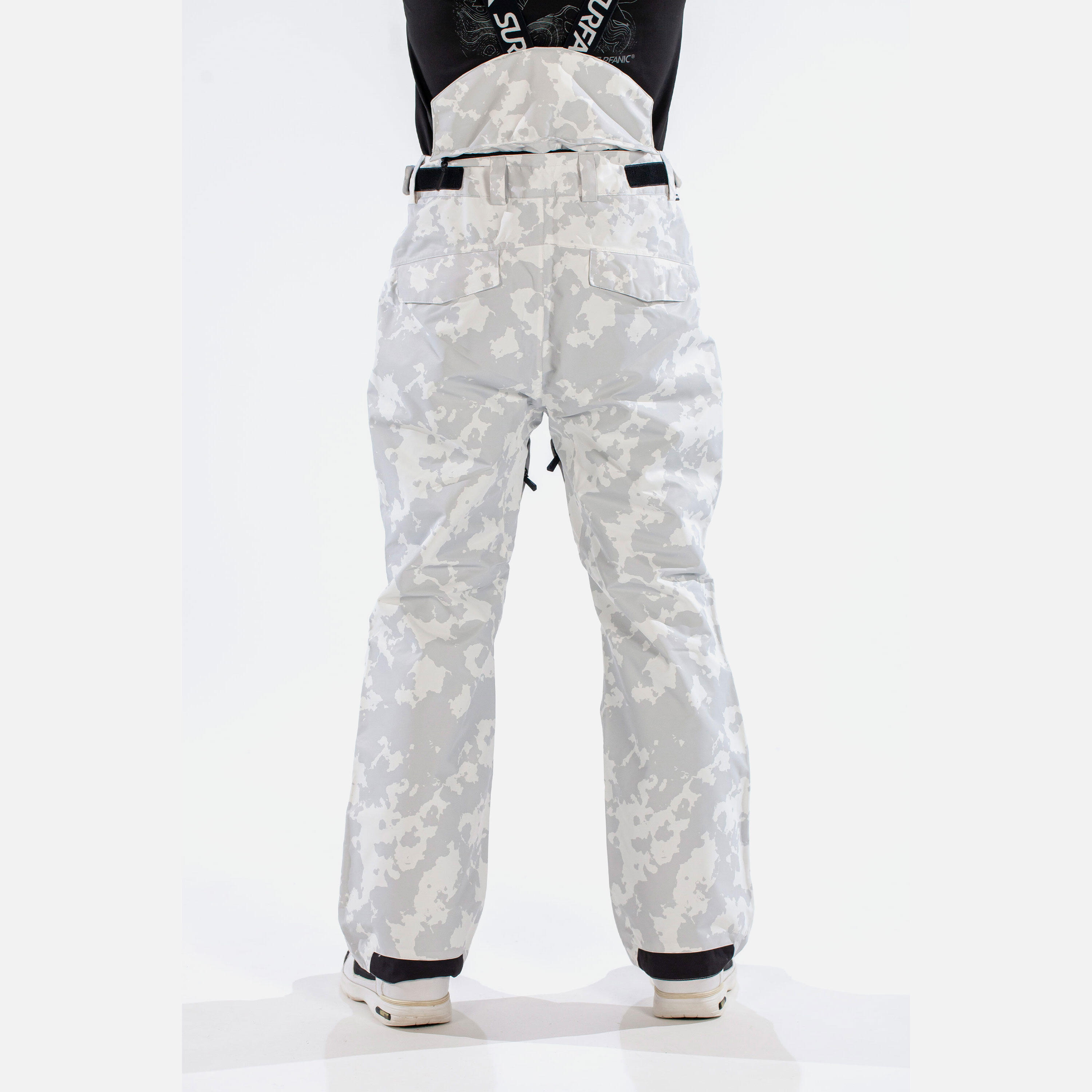 Comrade Map Mens Ski Pant White 2/7