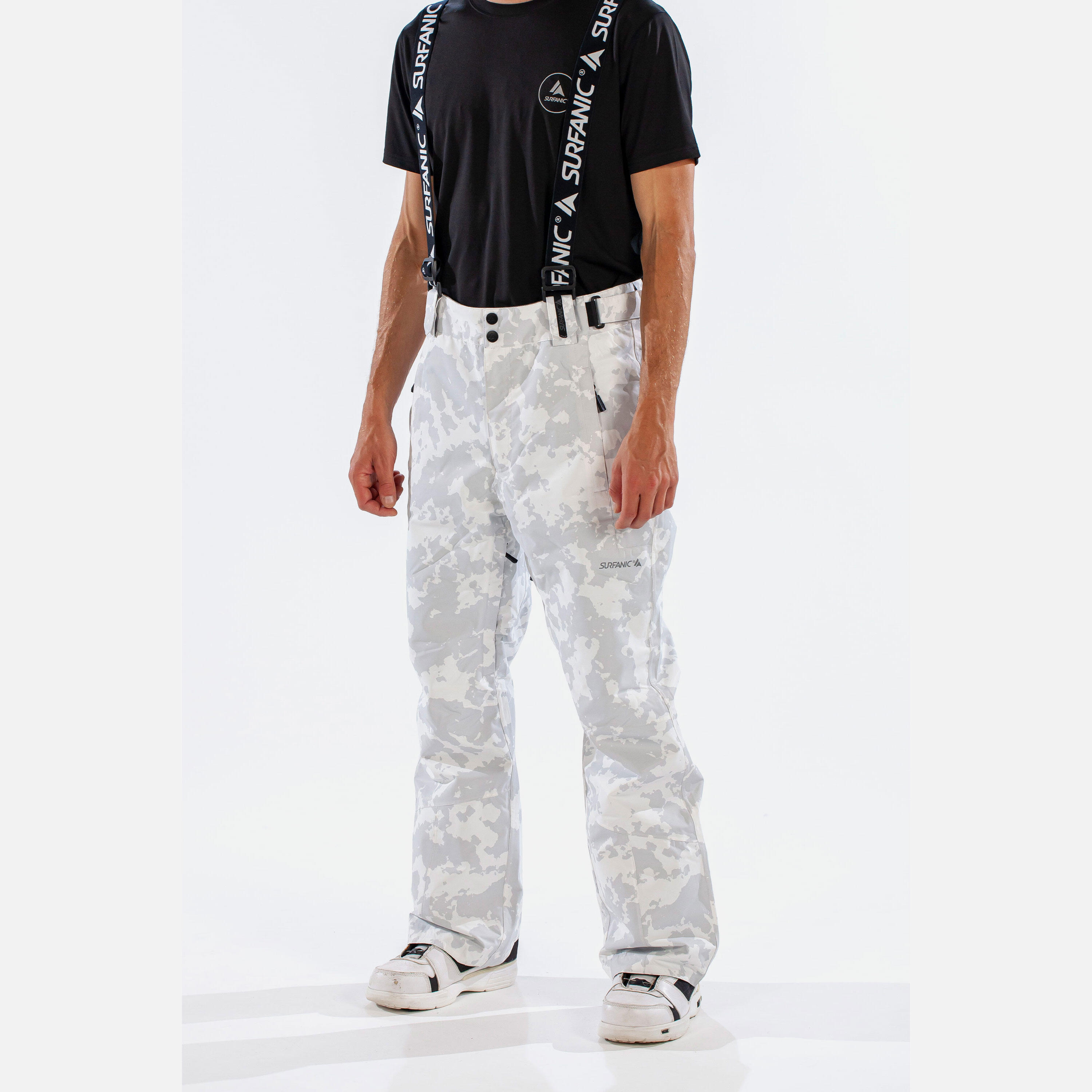 Comrade Map Mens Ski Pant White 4/7