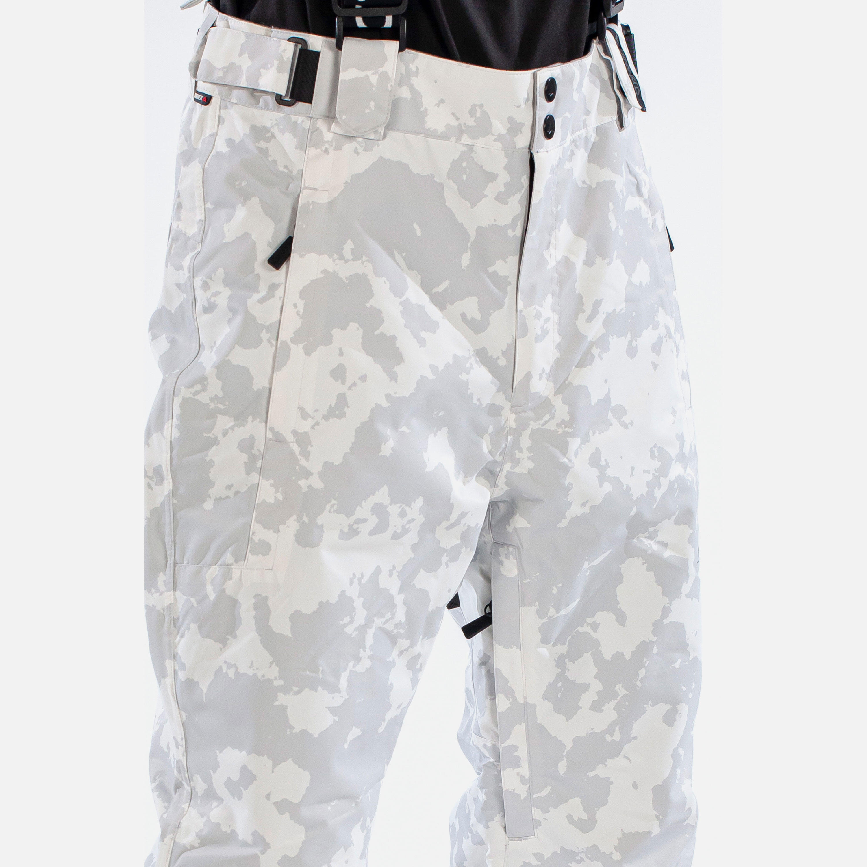 Comrade Map Mens Ski Pant White 7/7