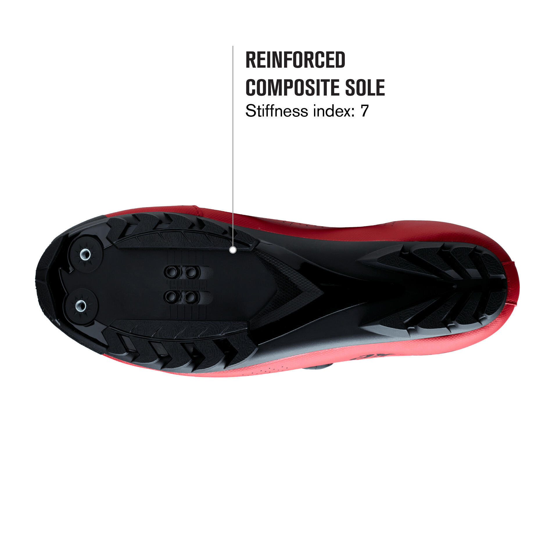 Catlike Whisper X1 MTB Fahrradschuhe Nylon Rot Matt 39 3/8