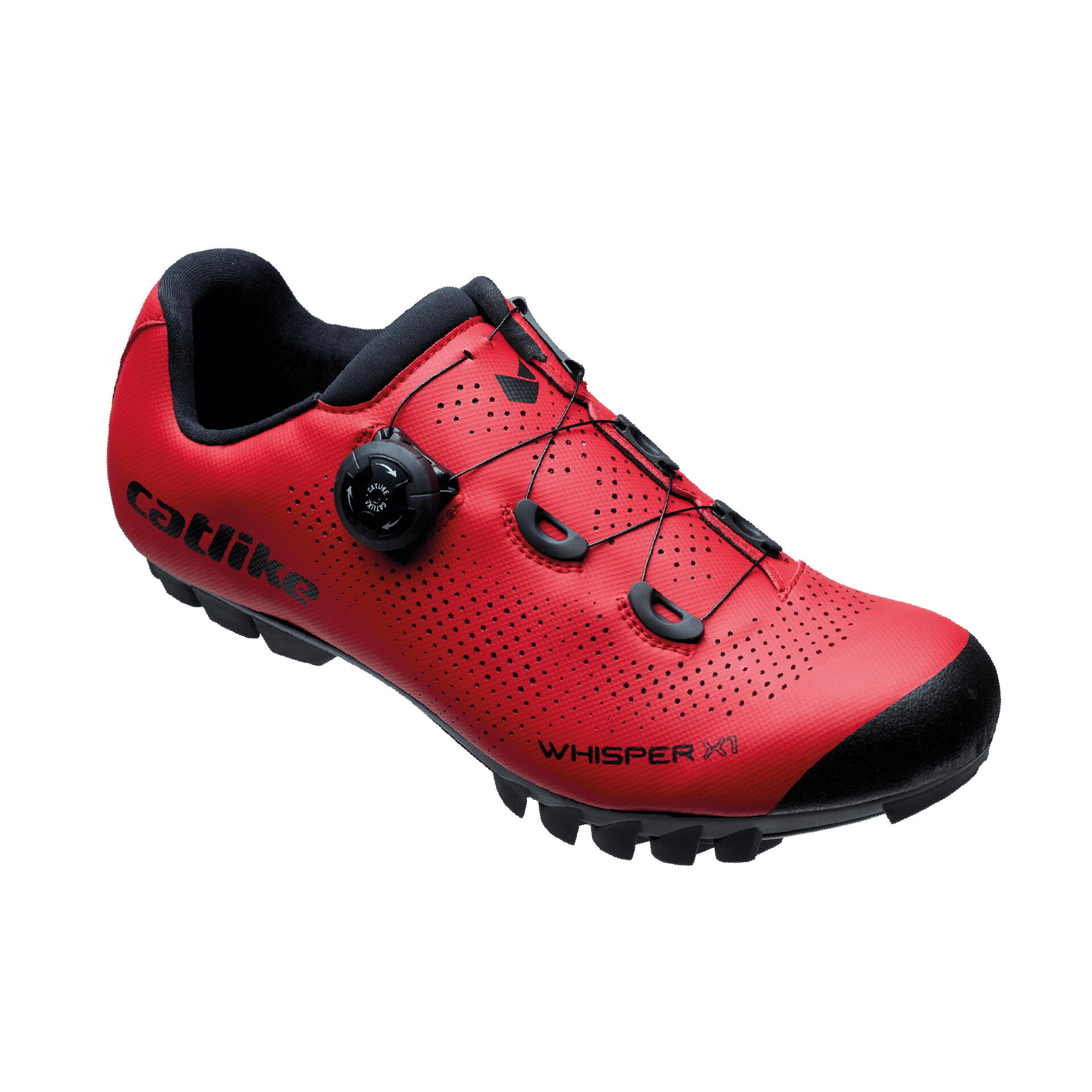 CATLIKE Zapatillas de Bicicleta BTT Whisper X1 Rojo