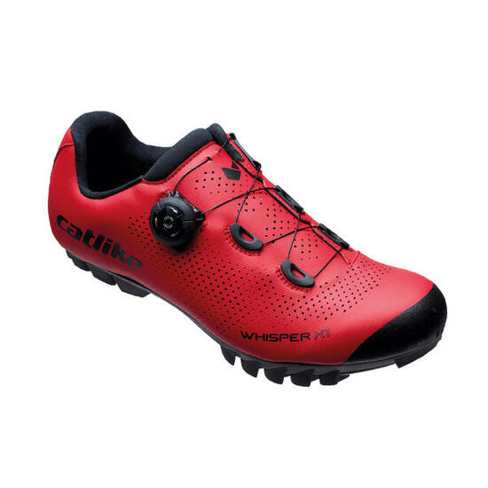 Catlike Whisper X1 Zapatillas MTB Nylon Rojo Mate 47