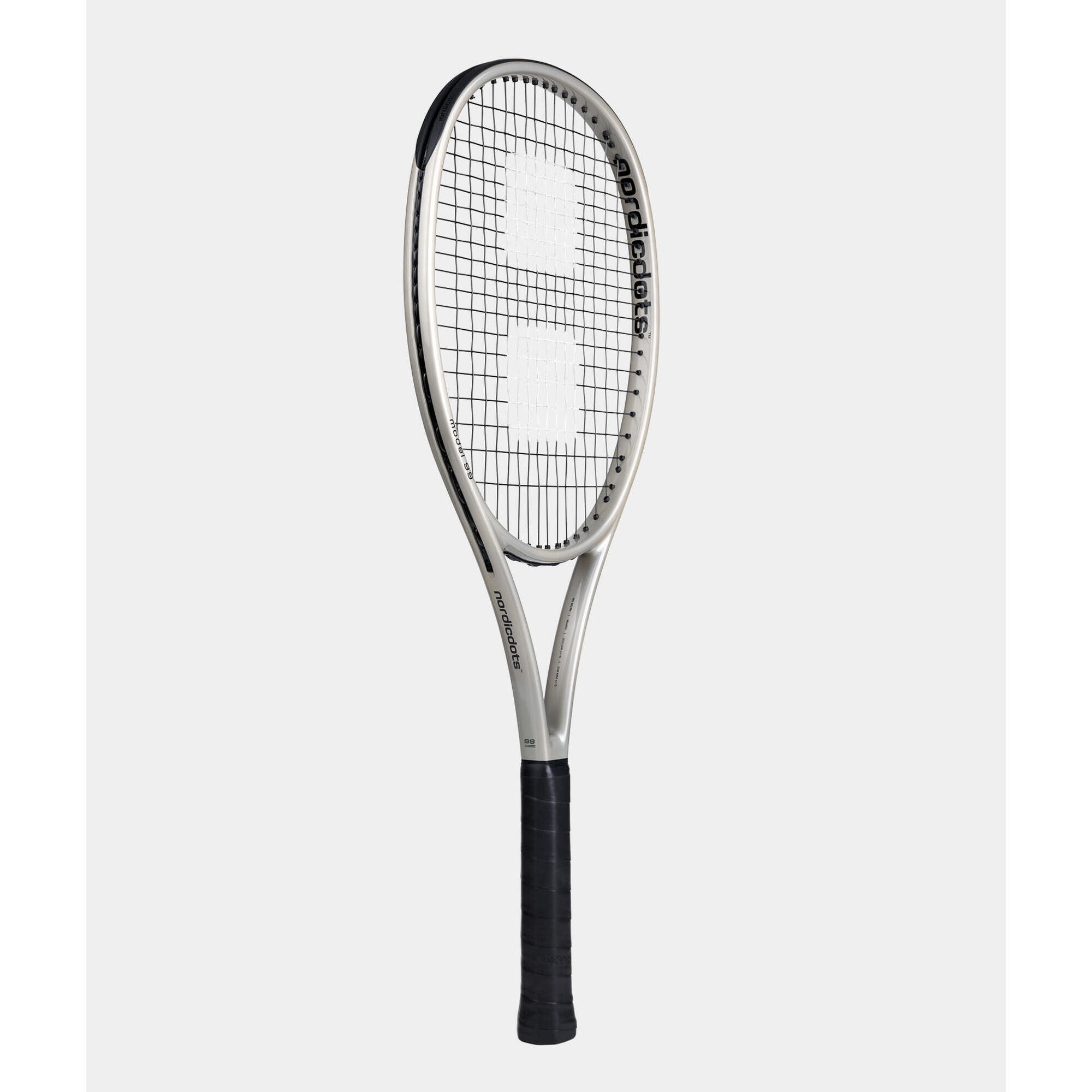 Nordicdots - Raquette De Tennis Modèle 99 - Gris Brillant - Raquette De Tennis - Gris - Grip 3 - Decathlon