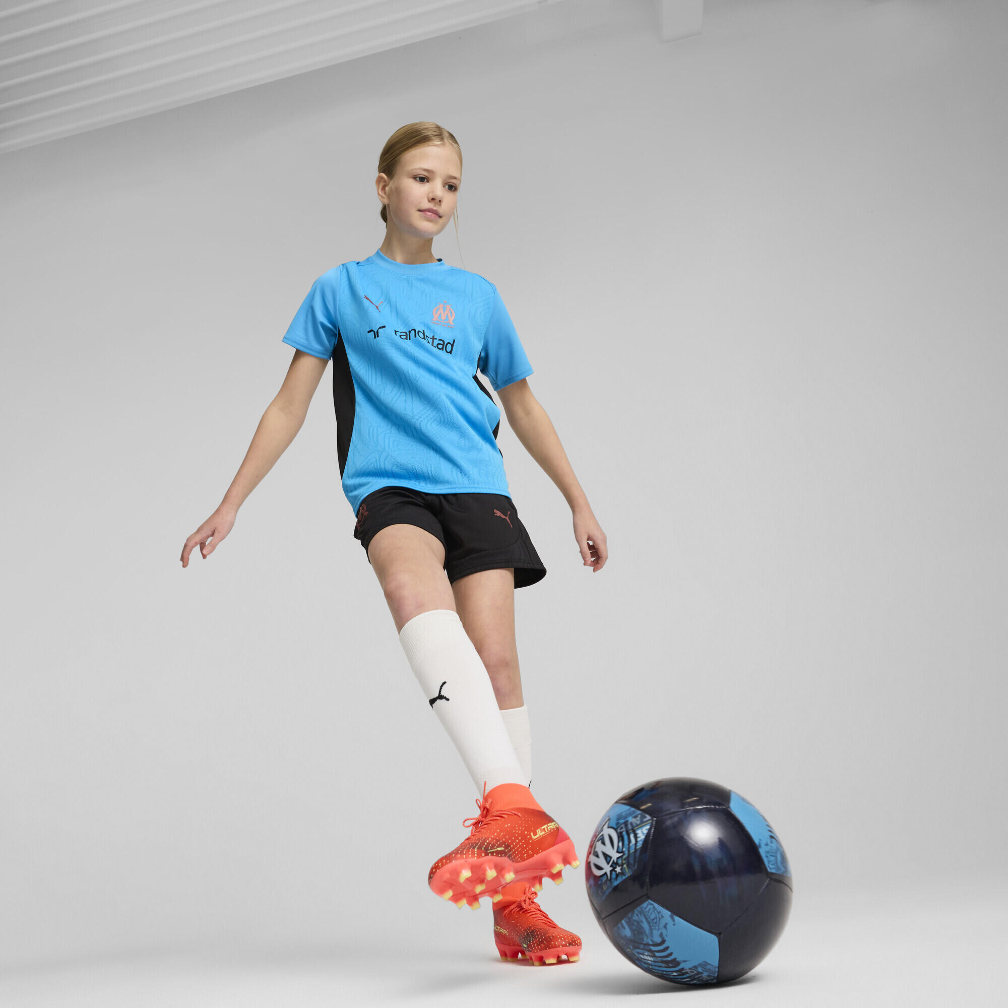 Short d’entraînement Olympique de Marseille Enfant et Adolescent PUMA 4/7