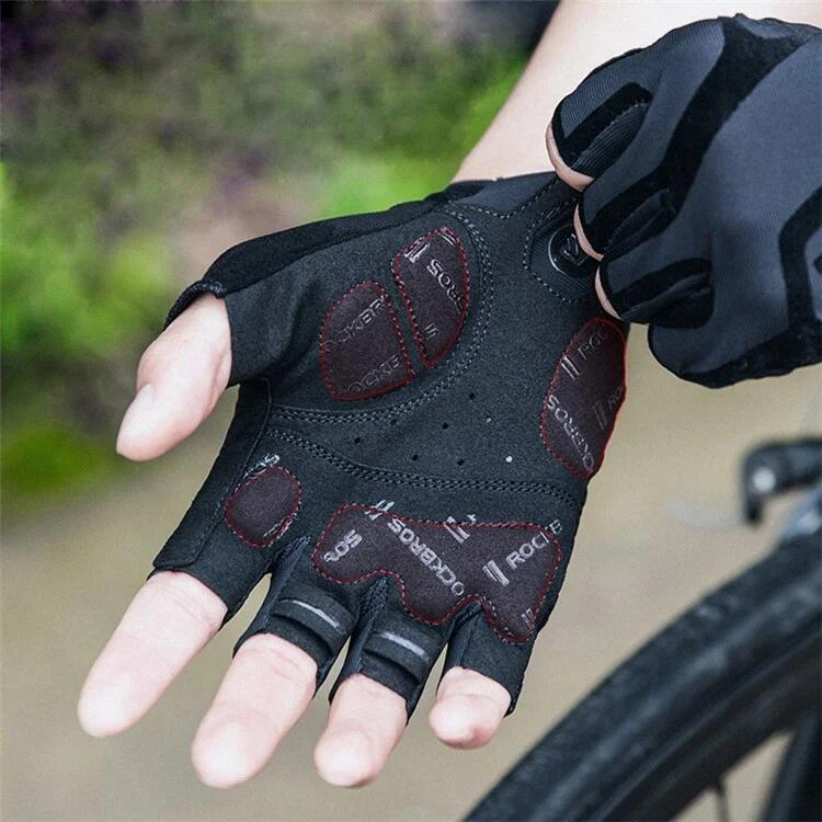 Gants de cyclisme antidérapants à demi-doigts 4/4