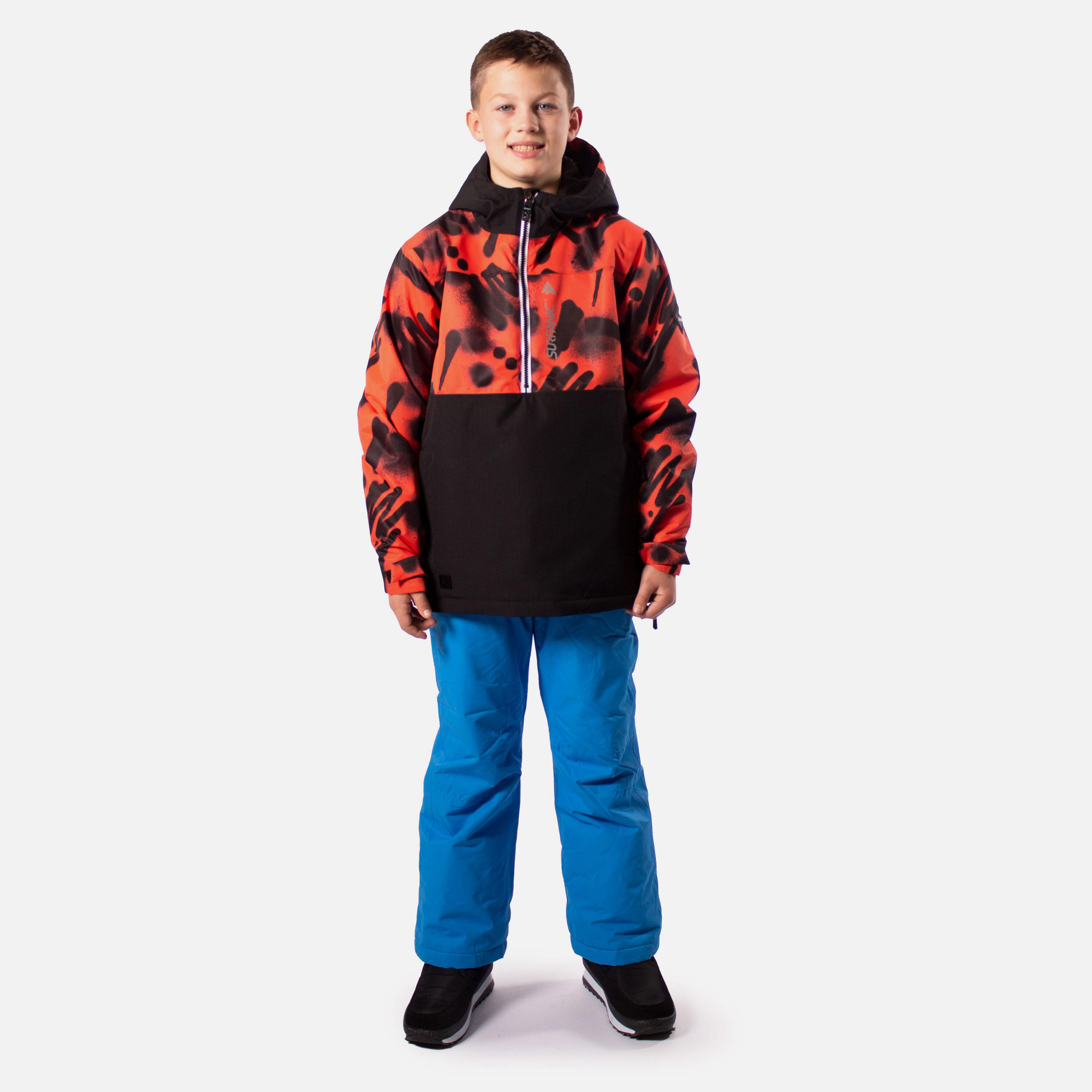 Breaker Boys Ski Jacket  Orange 2/4