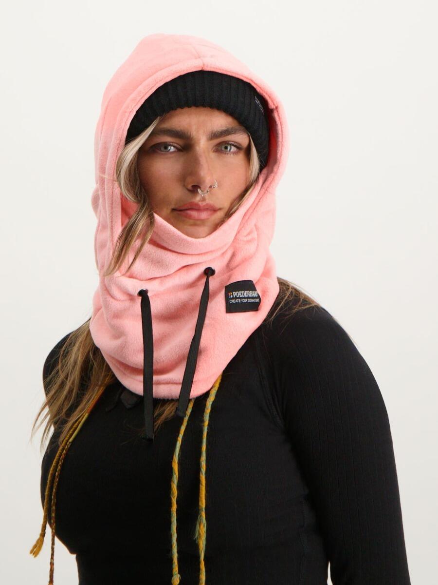 Cagoule Polaire Rose 2/3