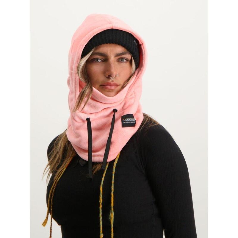 Cagoule Polaire Rose