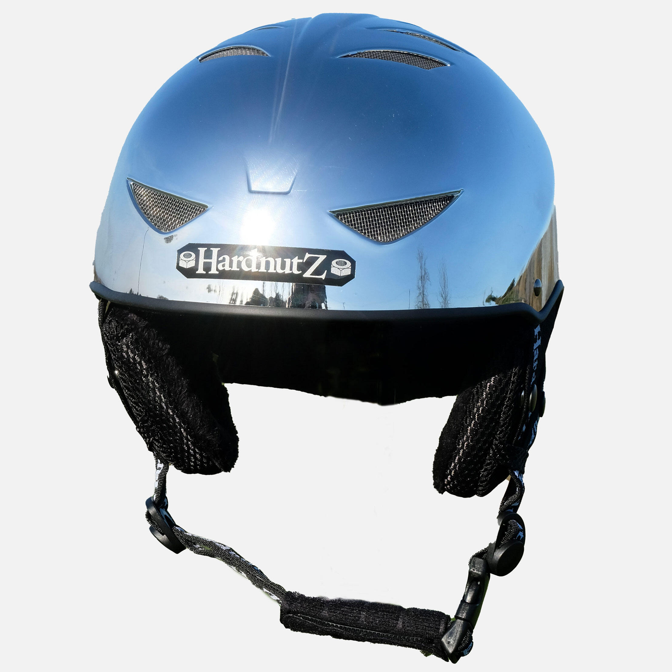 HardnutZ Ski and Snowboard Helmet Chrome 6/7