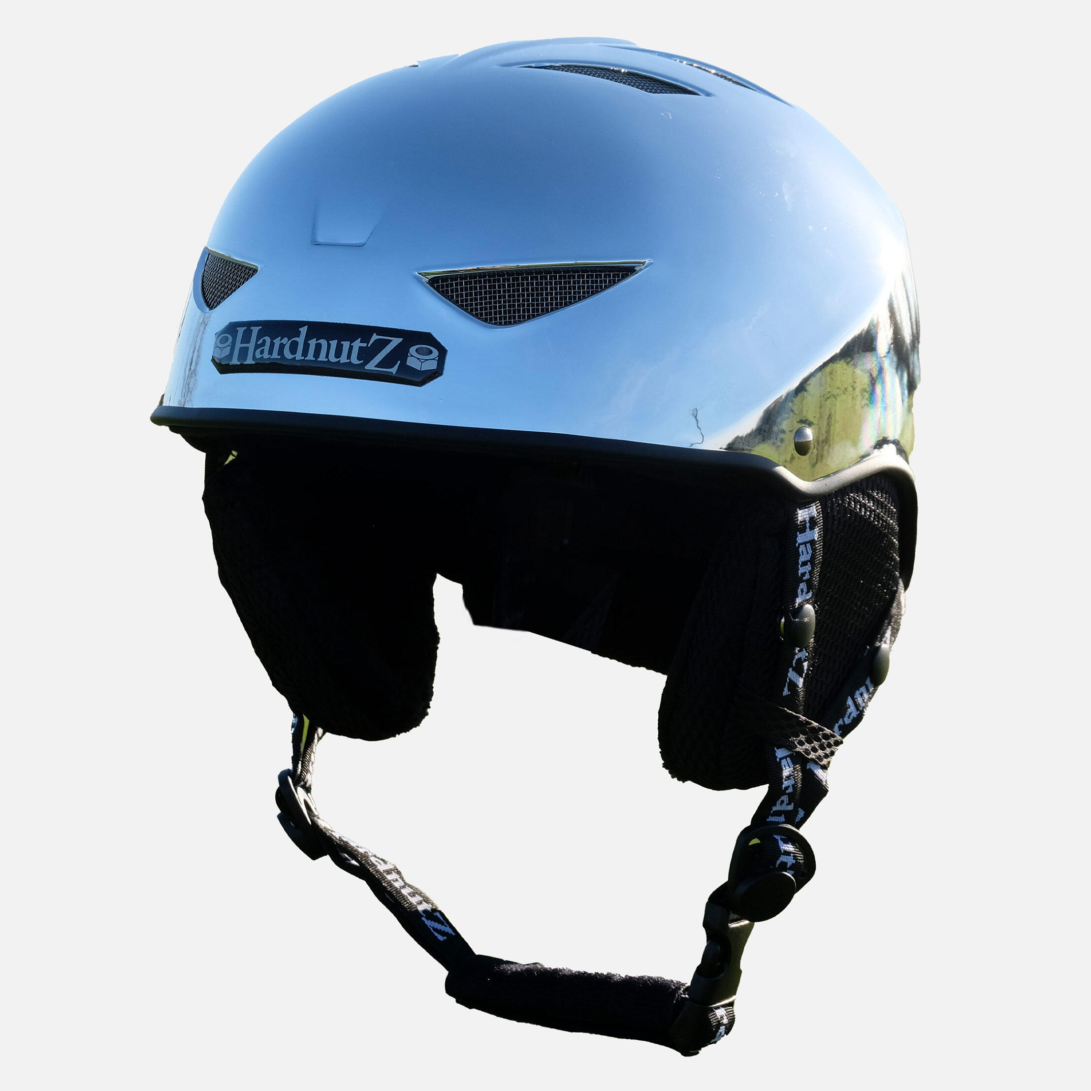 HardnutZ Ski and Snowboard Helmet Chrome 2/7