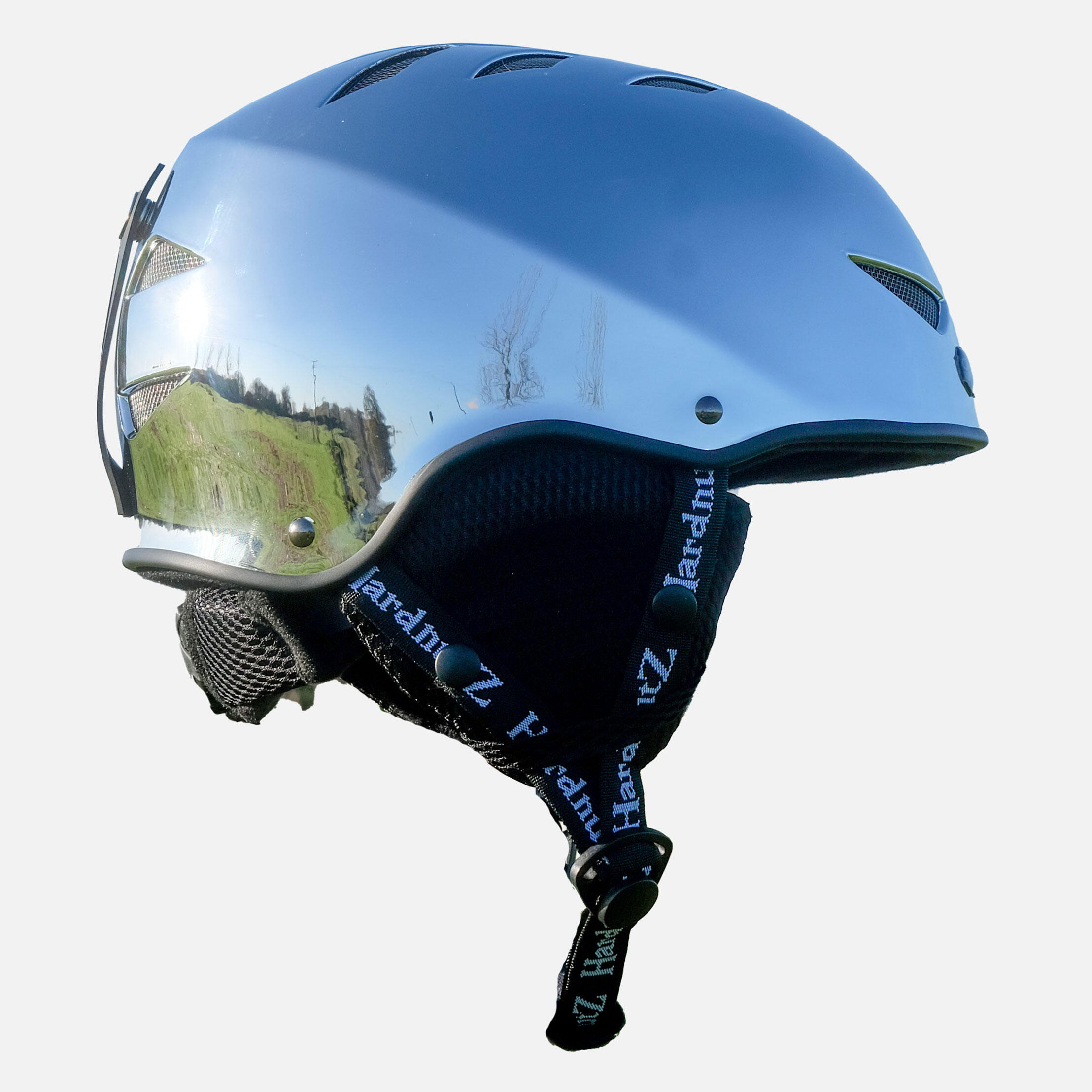HardnutZ Ski and Snowboard Helmet Chrome 4/7