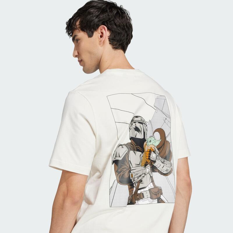 TRIČKO ADIDAS STAR WARS THE MANDALORIAN REGULAR FIT BACK GRAPHIC