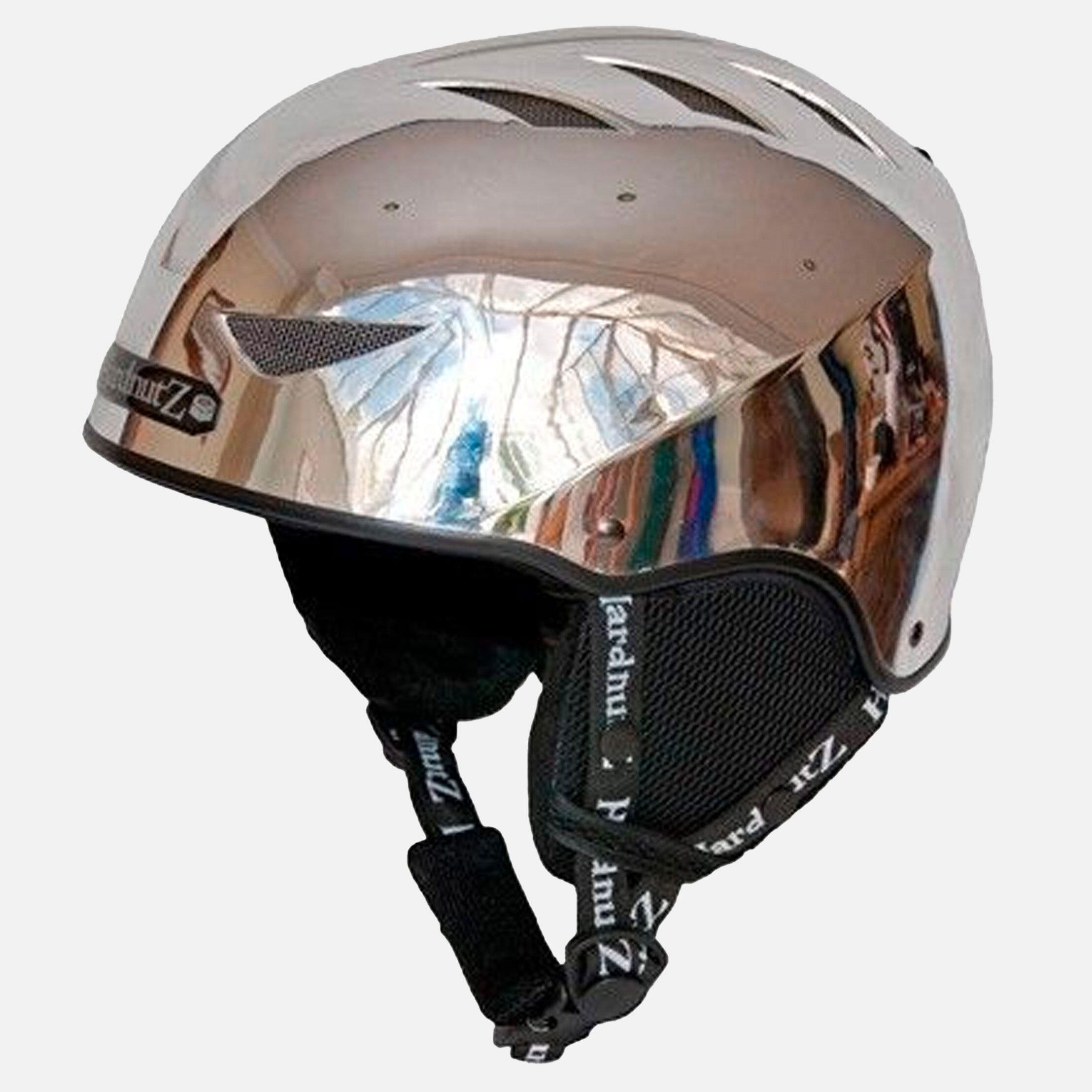 HARDNUTZ HardnutZ Ski and Snowboard Helmet Chrome