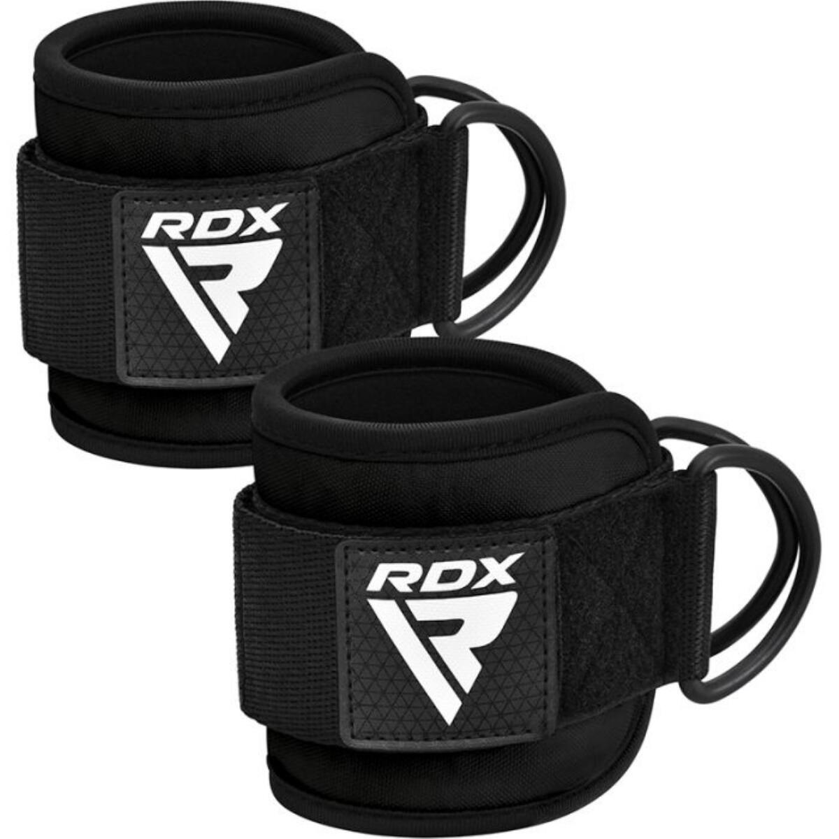 Rdx Sports - Sangles De Cheville Pour Machine À Câble – 1 Paire - Accessoire De Tirage - Noir - Taille Unique - Decathlon