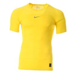 T-shirt de compression Jaune Homme Nike Tenue Compete
