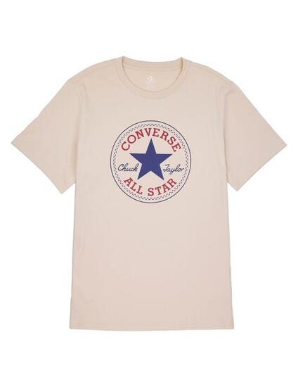 Camiseta para Hombre Converse Chuck patch Beige